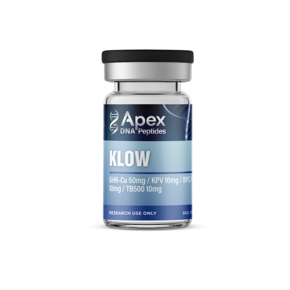 KLOW - GHK-Cu (50mg) / KPV (10mg) / BPC-157 (10mg) / TB500 (10mg)