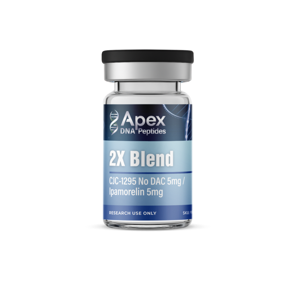 2X Blend CJC-1295 Without DAC (5mg) / Ipamorelin (5mg)